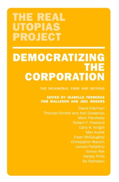 Book cover of: Democratizing the Corporation. By: Isabelle Ferreras