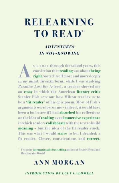 Book cover of: Relearning to Read