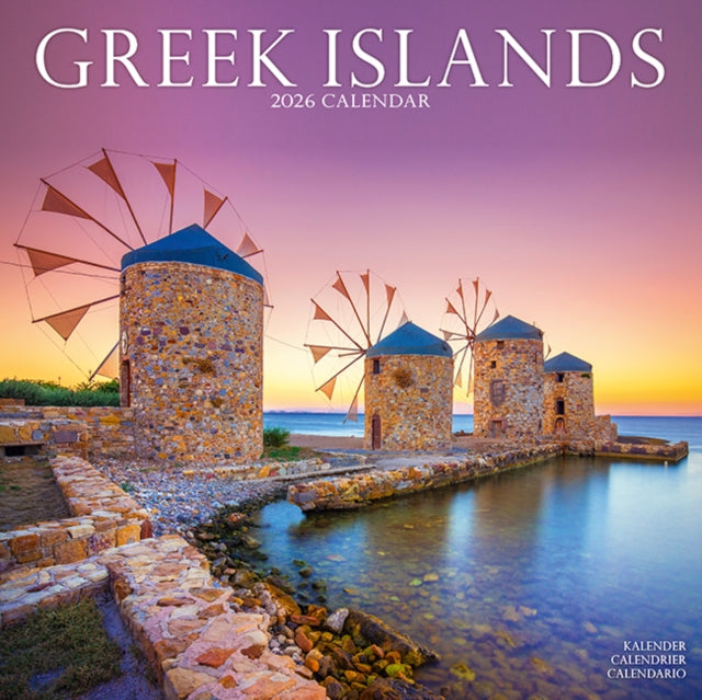 Book cover of: Greek Islands Calendar 2026  Square Travel Wall Calendar - 16 Month