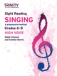 Book cover of: Trinity College London Sight Reading Singing: Grades 6-8 (high voice). By: Ralph Allwood