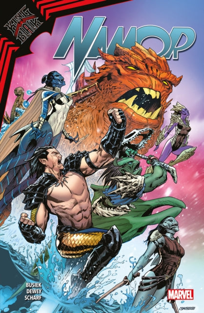 Book cover of: King in Black: Namor. By: Kurt Busiek