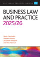 Book cover of: Business Law and Practice 2025/26