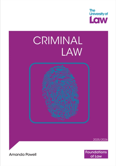 Book cover of: FOL - Criminial Law 2e