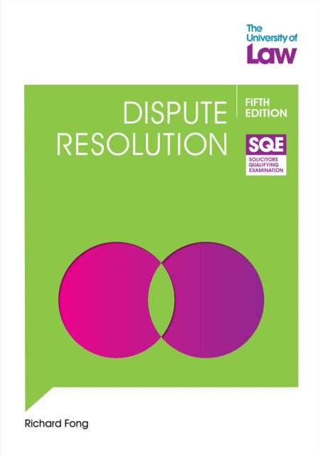 Book cover of: SQE Dispute Resolution 5e