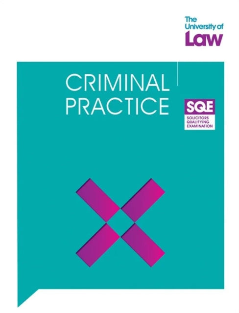 Book cover of: SQE Criminal Practice 5e