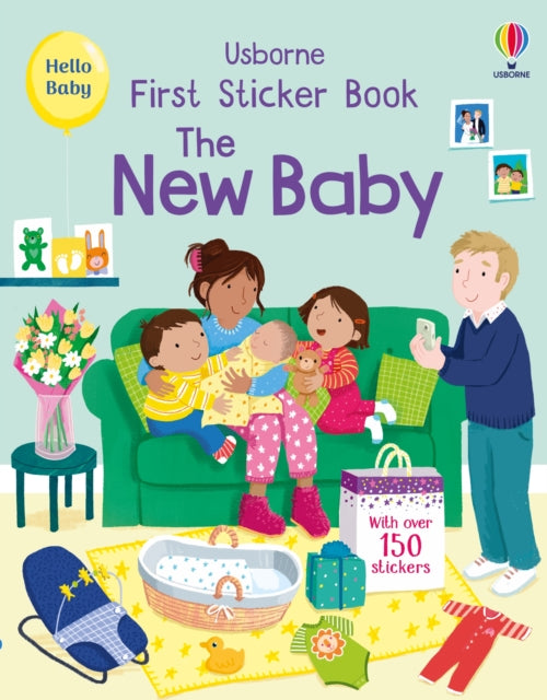 Book cover of: First Sticker Book The New Baby