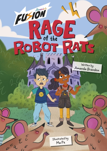 Book cover of: Rage of the Robot Rats. By: Amanda Brandon; Pe