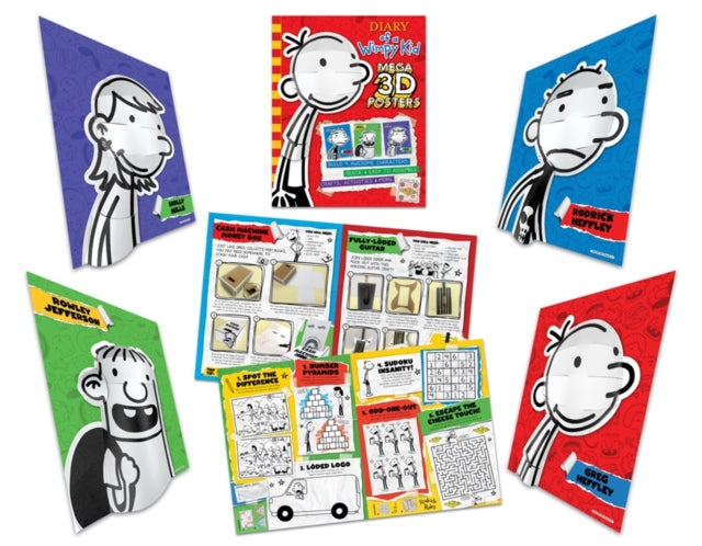 Book cover of: Diary of a Wimpy Kid: Pop Heads - 3D Crafts