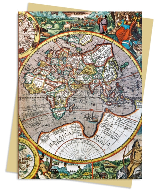 Book cover of: Pieter van den Keere: Antique Map Greeting Card Pack