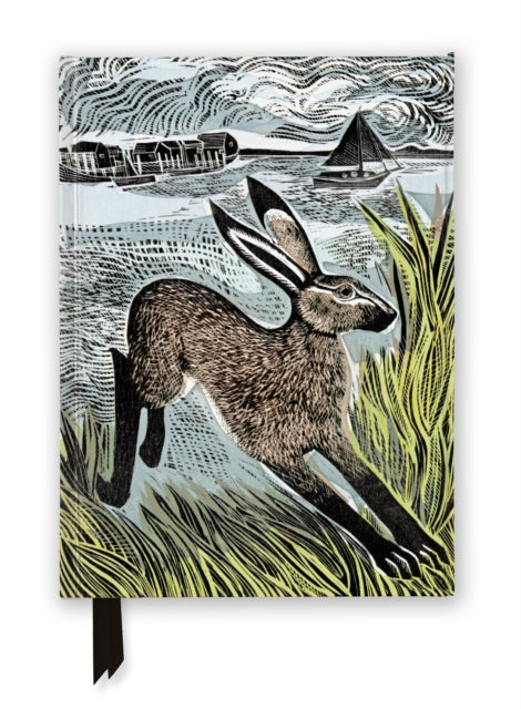 Book cover of: Angela Harding: Young Hare (Foiled Journal). By: Flame Tree Studio