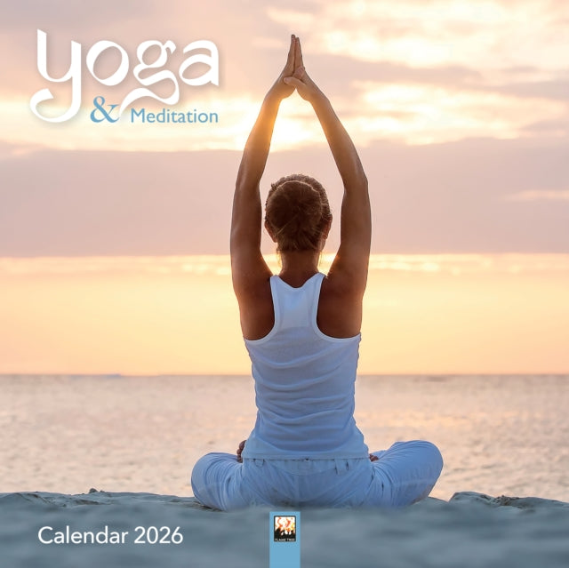 Book cover of: Yoga & Meditation Wall Calendar 2026 (Art Calendar)