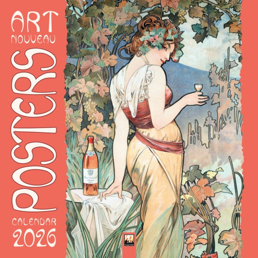 Book cover of: Art Nouveau Posters Wall Calendar 2026 (Art Calendar)