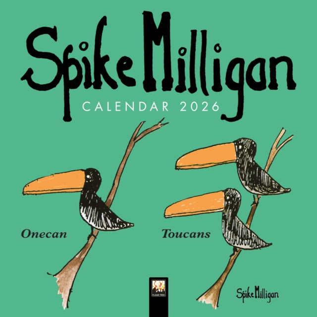 Book cover of: Spike Milligan Mini Wall Calendar 2026 (Art Calendar)