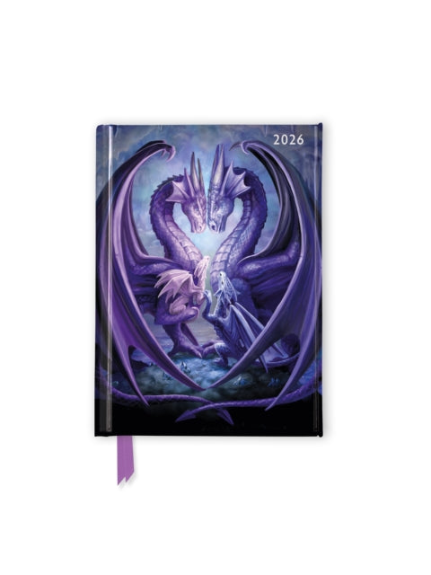 Book cover of: Anne Stokes: Raising Dragons 2026 Luxury Pocket Diary Planner - Week to View