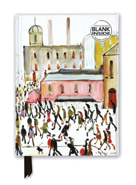 Book cover of: L.S. Lowry: Going to Work (Foiled Blank Journal). By: Flame Tree Studio