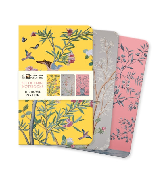 Royal Pavilion, Brighton Set of 3 Mini Notebooks 9781835625644 Flame Tree Studio
