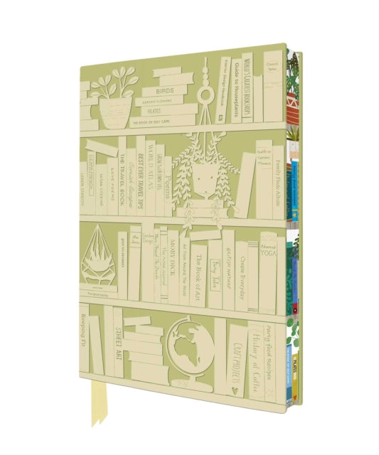 Georgia Breeze: Bookshelves Artisan Art Notebook (Flame Tree Journals)