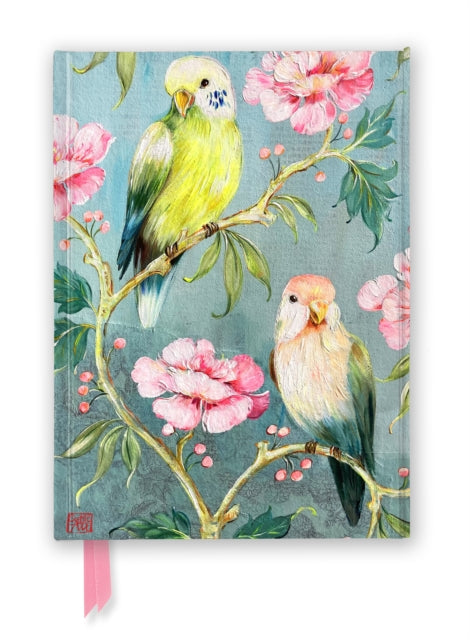 Sophie Adde: Two Parakeets (Foiled Journal)