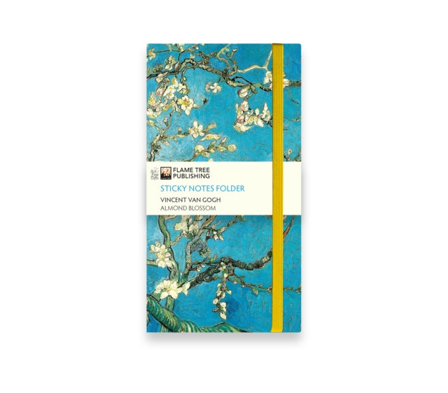 Vincent van Gogh: Almond Blossom Flame Tree Sticky Notes Folder
