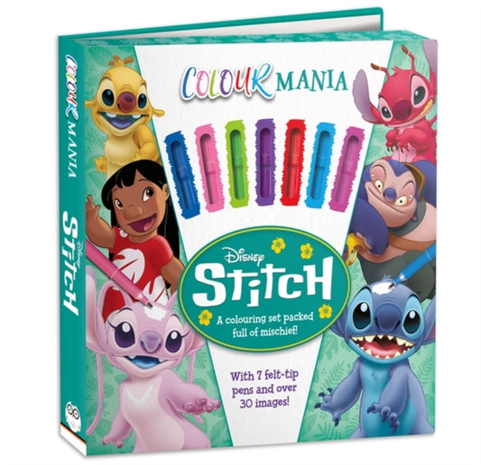 Book cover of: Disney: Colourmania Stitch