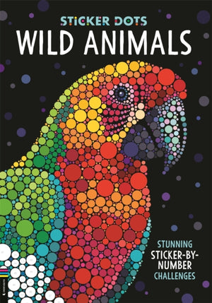 Sticker Dots: Wild Animals, Stunning Sticker by Numbers Challenges