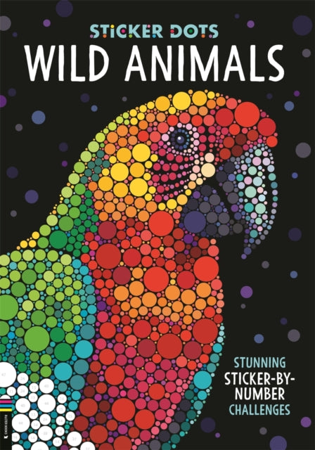 Sticker Dots: Wild Animals, Stunning Sticker by Numbers Challenges