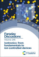 Book cover of: Iontronics: From Fundamentals to Ion-controlled Devices. By: Royal Society of Chemistry