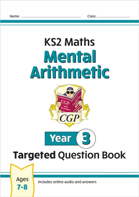 Book cover of: KS2 Maths Year 3 Mental Arithmetic Targeted Question Book (includes Online Answers & Audio Tests)