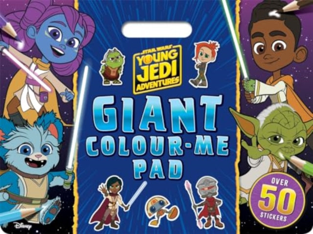 Book cover of: Star Wars Young Jedi Adventures: Giant Colour Me Pad