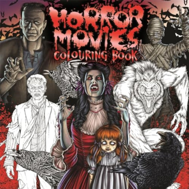 Book cover of: Horror Movies Colouring Book