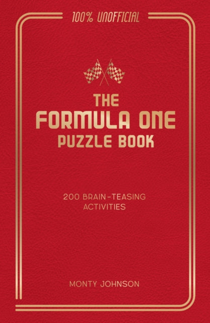 Book cover of: Formula One Puzzle Book. By: Monty Johnson