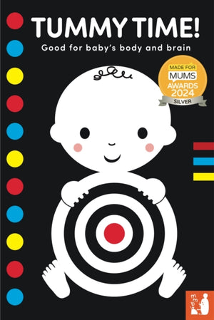 Tummy Time!, A high-contrast fold-out book with mirror for babies