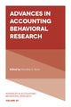 Book cover of: Advances in Accounting Behavioral Research. By: Khondkar E. Karim