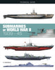 Book cover of: Submarines of World War II. By: E. V. Martindale