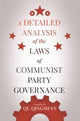 Book cover of: Detailed Analysis of the Laws of Communist Party Governance. By: Qu Qingshan; James Trapp; Martin Ward