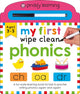 Book cover of: My First Wipe Clean: Phonics. By: BOOKS  PRIDDY