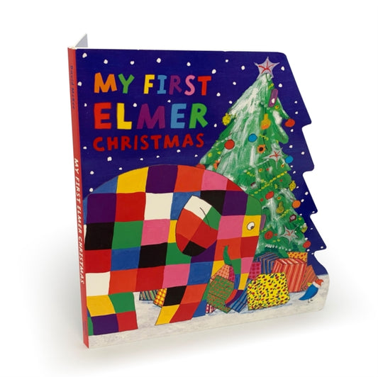 My First Elmer Christmas, Shaped Board Book 9781839130540 David McKee