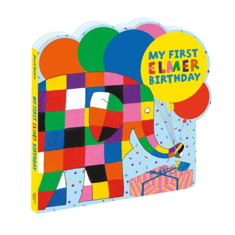 My First Elmer Birthday, Shaped board book