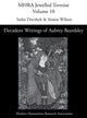 Book cover of: Decadent Writings of Aubrey Beardsley. By: Sasha Dovzhyk