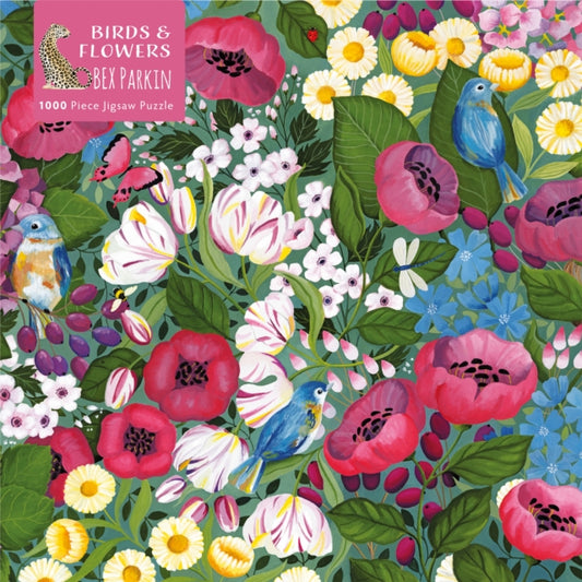 Book cover of: Adult Jigsaw Puzzle Bex Parkin: Birds & Flowers. By: Tree Flame