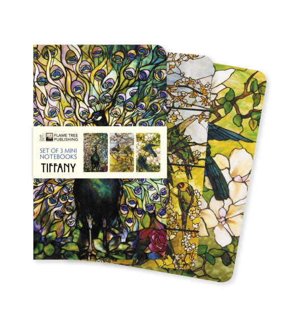 Book cover of: Tiffany Set of 3 Mini Notebooks. By: Flame Tree Studio