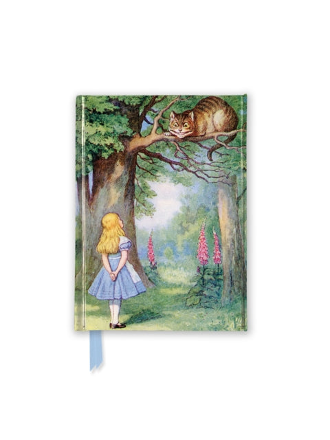 Book cover of: John Tenniel: Alice and the Cheshire Cat (Foiled Pocket Journal). By: Flame Tree Studio