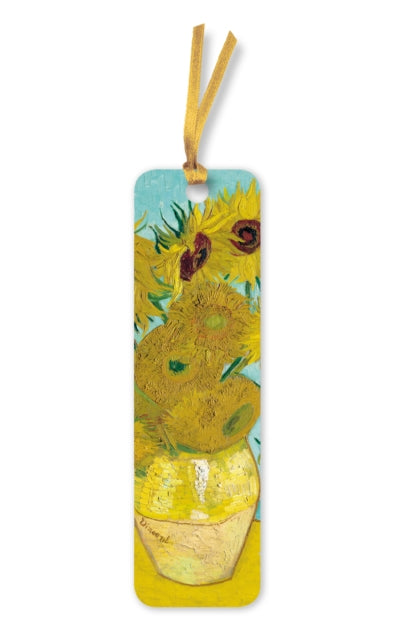 Book cover of: Vincent van Gogh: Vase with Sunflowers Bookmarks (pack of 10)