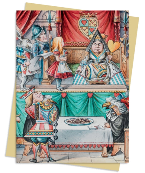 Alice and the Queen of Hearts Greeting Card Pack