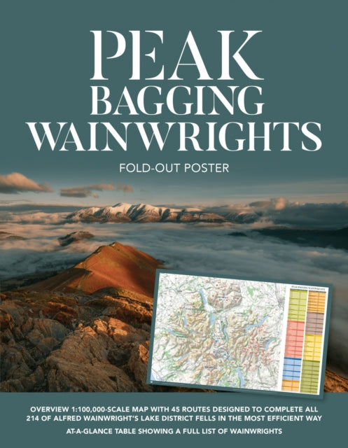 Book cover of: Peak Bagging: Wainwrights Fold-out Poster