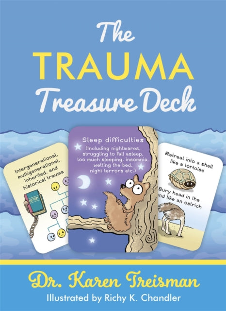 Book cover of: Trauma Treasure Deck. By: Karen Treisman