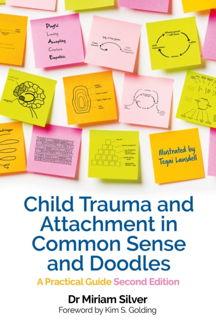 Book cover of: Child Trauma and Attachment in Common Sense and Doodles – Second Edition. By: Miriam Silver