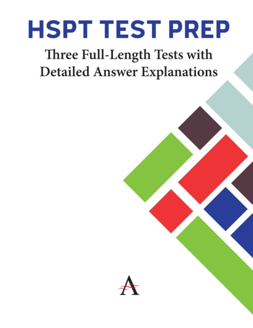 Book cover of: HSPT Test Prep. By: Anthem Press