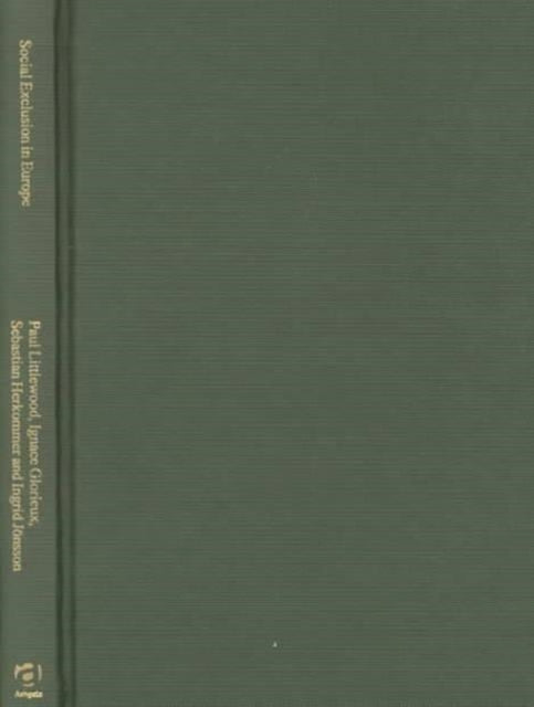 Book cover of: Social Exclusion in Europe. By: Paul Littlewood