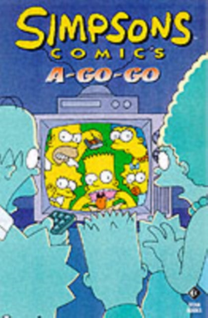 Book cover of: Simpsons Comics A-go-go. By: Matt Groening